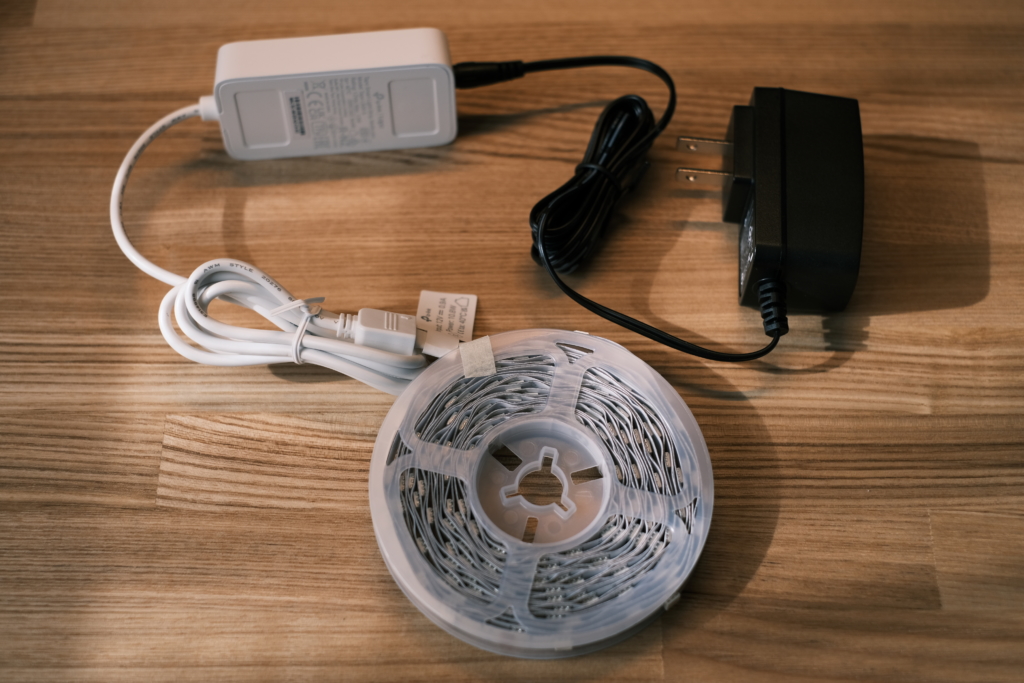 スマートWi-Fiテープライト Tapo L-900-5 配線接続イメージ